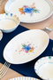 Hermia Dalya 16 Set de Desayuno de Porcelana de 16 Piezas